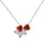 Dainty Red Heart Necklace