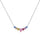 Dainty Colorful Heart Necklace