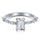 1.0 Carat Dainty Resplendent Radiant Cut Daily Ring