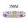 Dazzling Lustrous Round Cut Tennis Ring