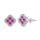 Four-Leaf Clover Flower Shaped Earrings