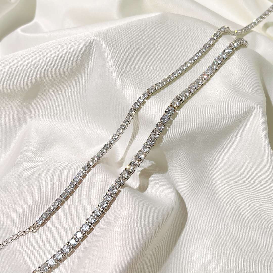 Elegant Tennis Chain Necklace