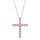 Radiant Cross Shape Necklace