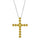 Radiant Cross Shape Necklace