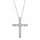 Radiant Cross Shape Necklace