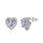 Sparkling Heart Shape Lover Earrings