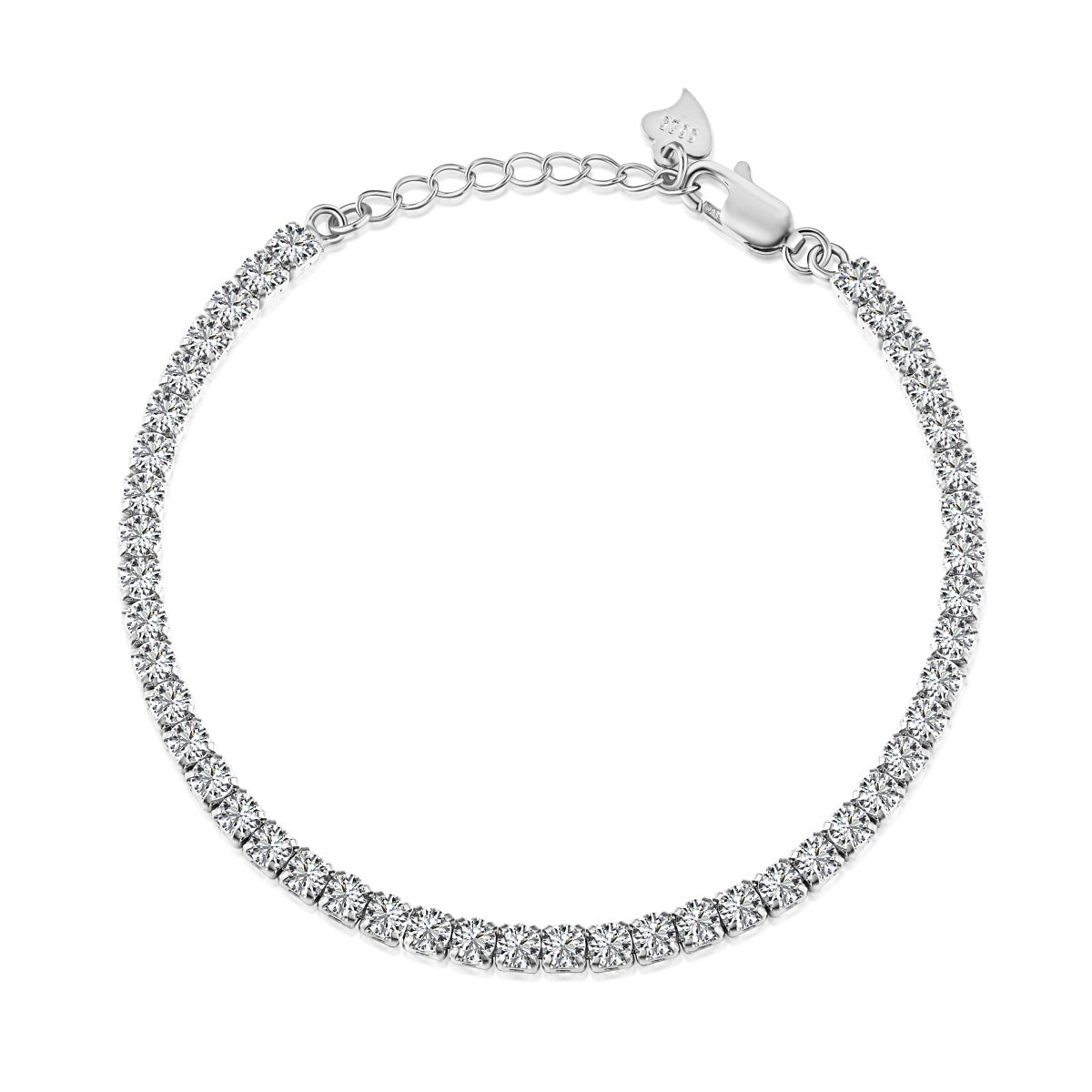 Sparkling Round Cut Daily Bracelet