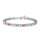 Ornate Sparkling Multi Cut Party Bracelet