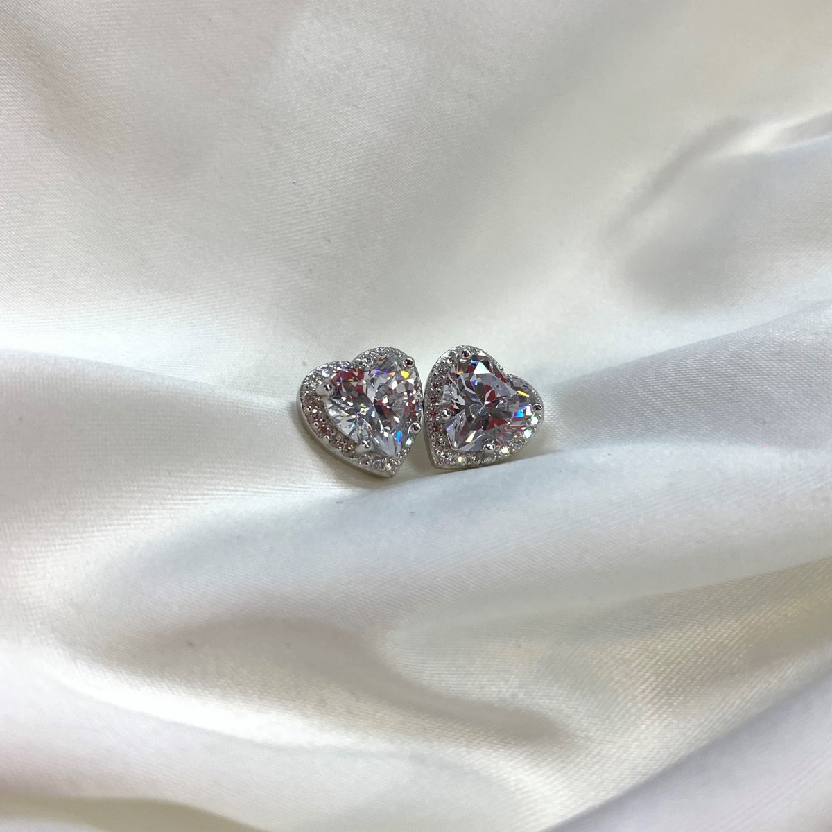 Sparkling Heart Shape Lover Earrings