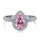 1.0 Carat Luxurious Resplendent Water Drop Shape Wedding Ring