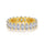 Ornate Oval Cut Tennis Ring