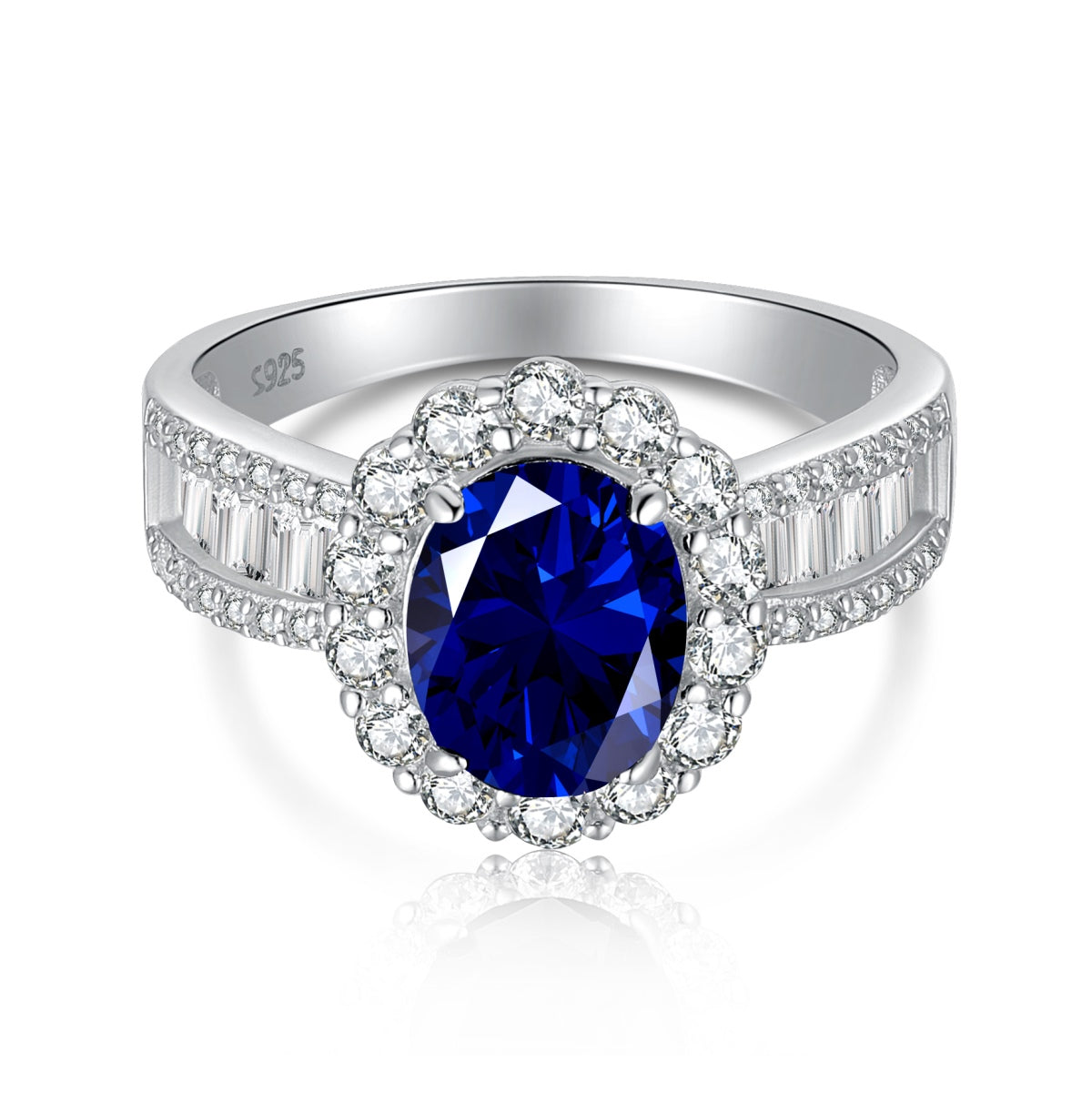 1.5 Carat Dazzling Charming Oval Cut Banquet Ring