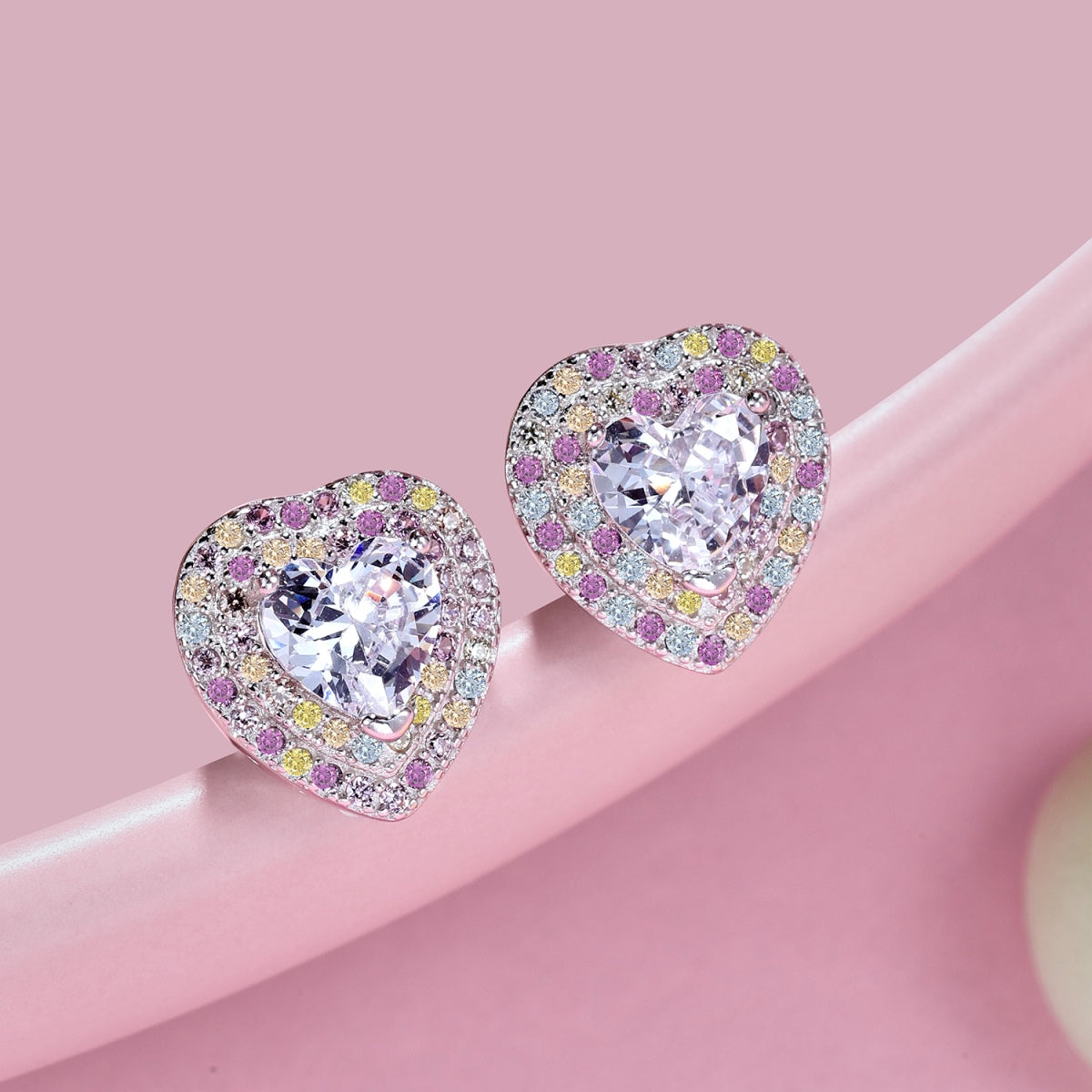 Dazzling Heart Shape Lover Earrings