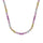 Delicate Colorful Tennis Necklace