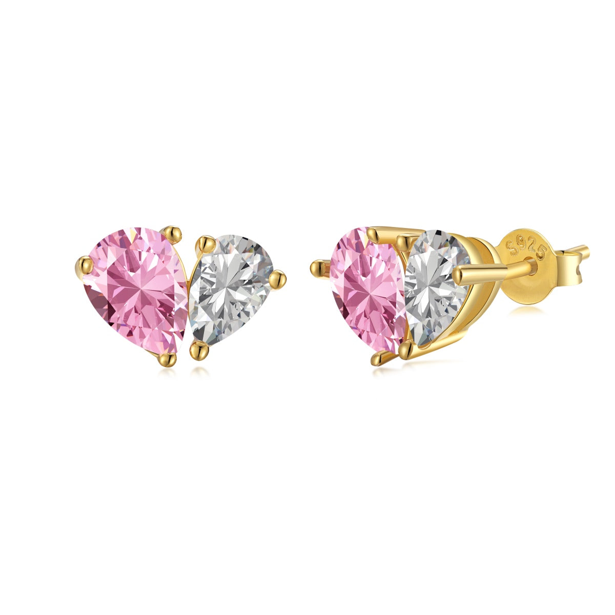 Dazzling Elegant Heart Cut Lover Earrings