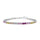 Radiant Colorful Round Cut Tennis Bracelet