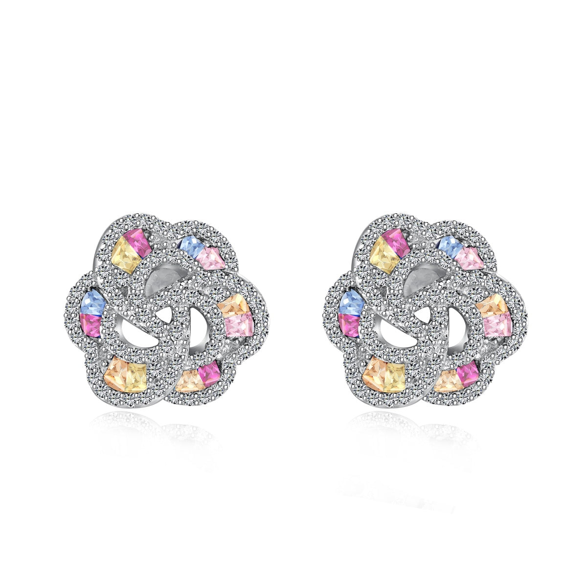 Exquisite Flower Shape Daily Earrings