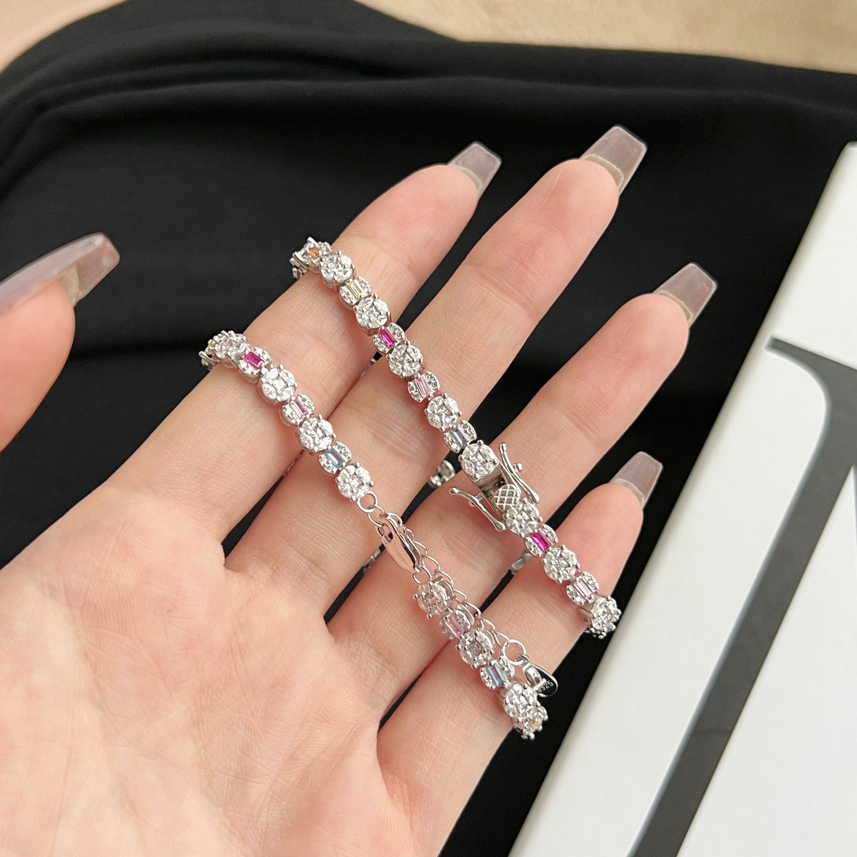 Dazzling Radiant Multi Cut Daily Bracelet