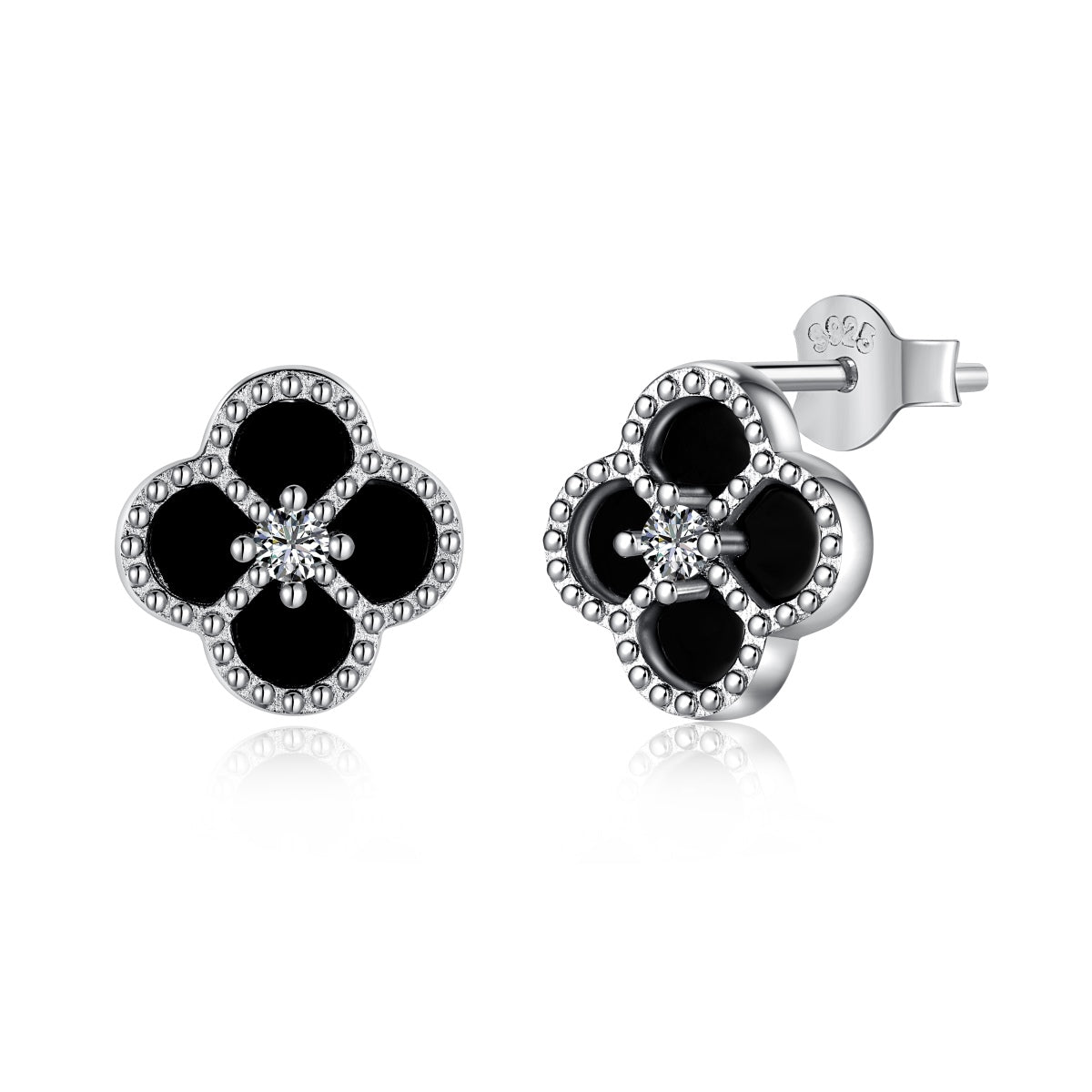 Four-Leaf Clover Flower Shape Exquisite Earrings