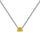 4.0 Carat Elegant Radiant Cut Necklace