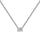 4.0 Carat Elegant Radiant Cut Necklace