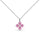 Heart-Shaped Four-Leaf Clover Bead Necklace