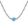 2.0 Carat Sparkling Tennis Heart Cut Necklace