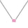 4.0 Carat Elegant Radiant Cut Necklace